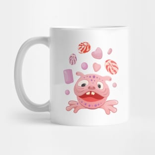 Pink Candy Monster Mug